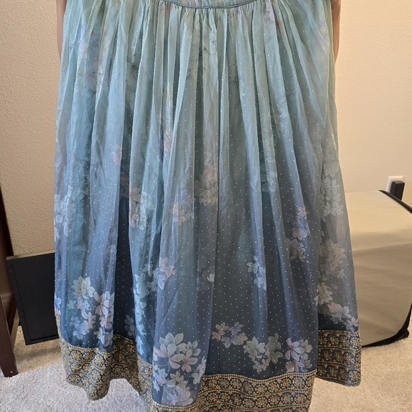 Lengha ombre blue size 42 xlarge - Picture 4 of 4